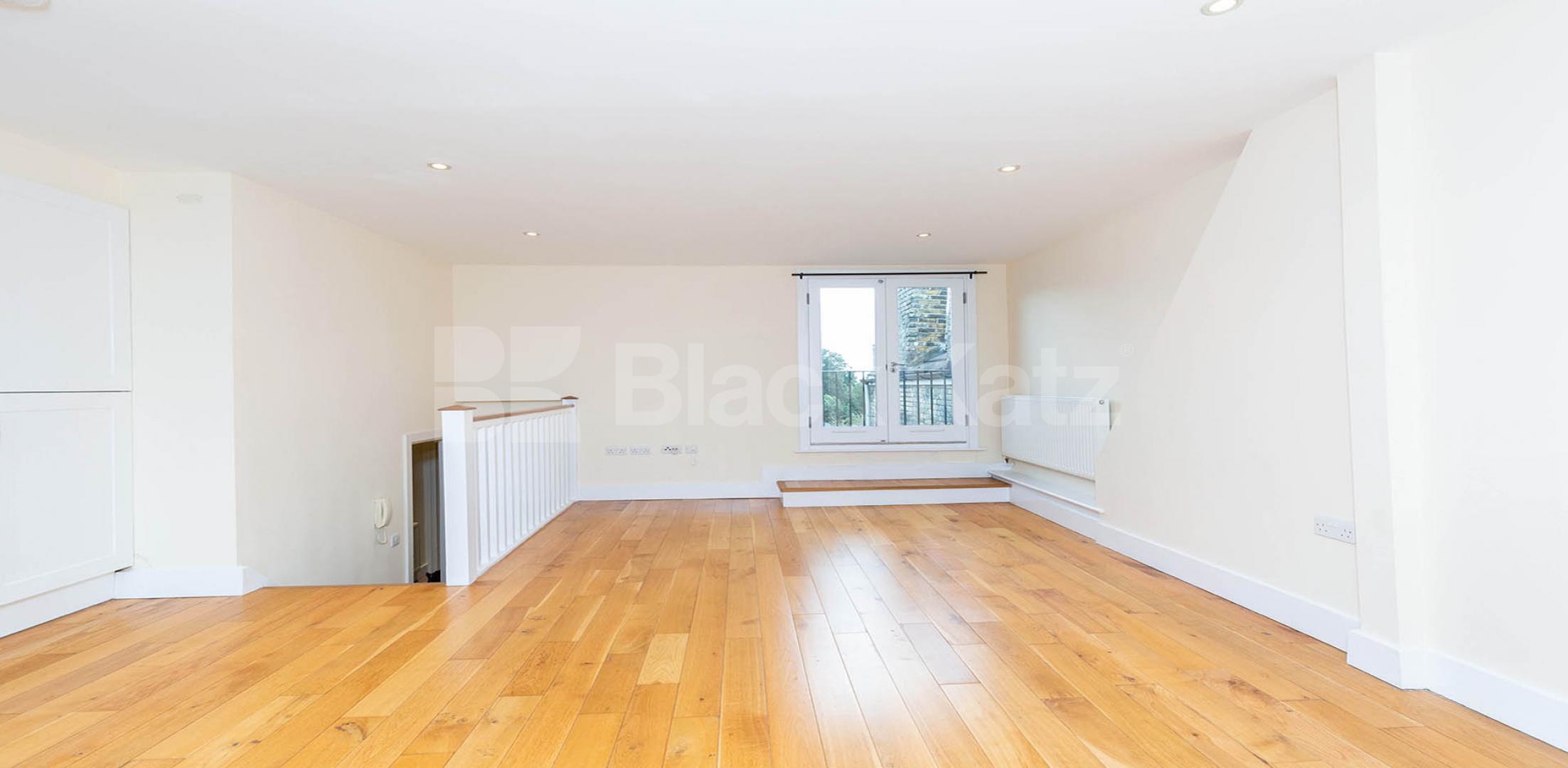 Superb top floor split level one bedroom property minutes from Clapton station Mount Pleasant Lane, Clapton